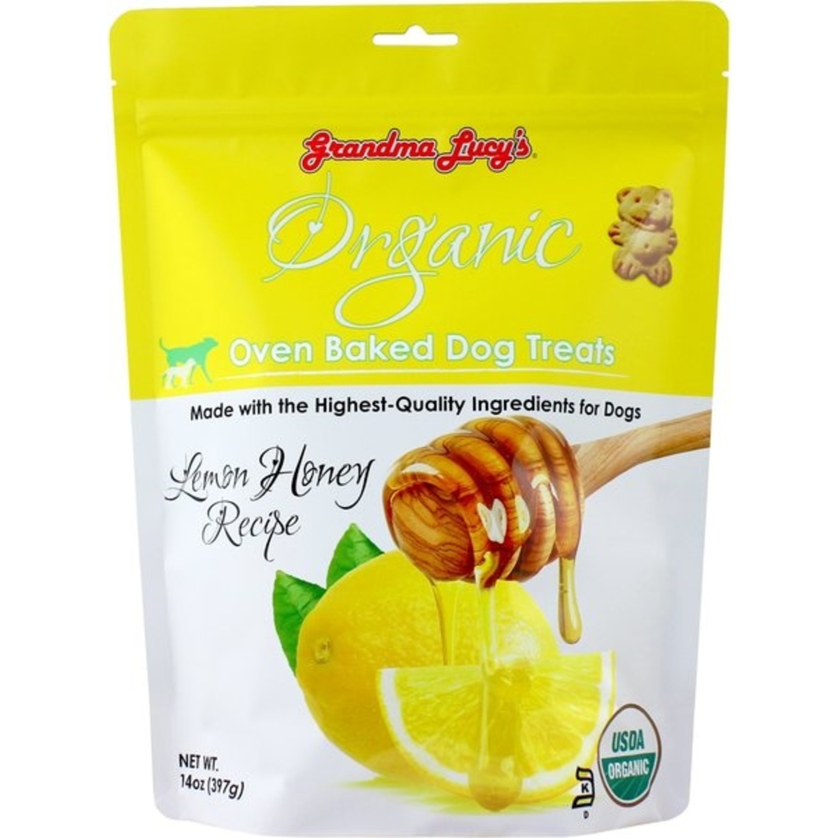 Grandma Lucy's Grandma Lucy's Dog Treats Organic Baked Lemon Honey 14oz