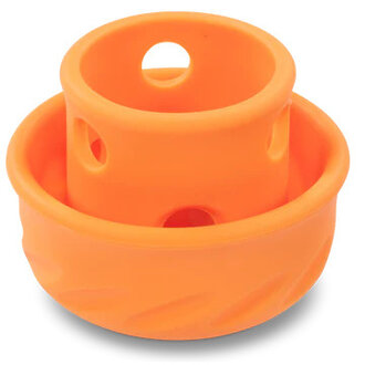 Messy Mutts Messy Mutts Dog Toy Puzzle n' Play Mushroom Toy Orange 5"