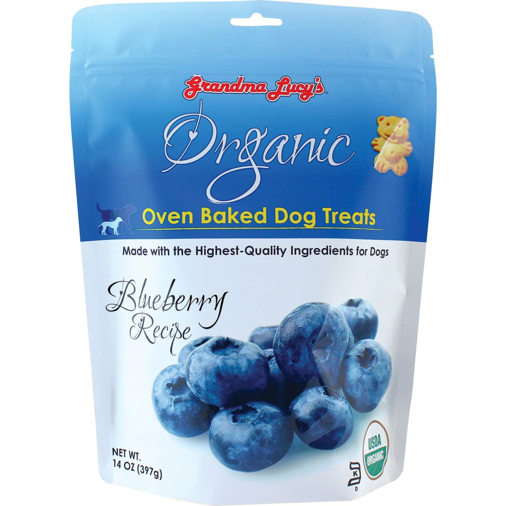 Grandma Lucy's Grandma Lucy's Dog Treats Organic Baked Blueberry 14oz