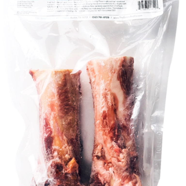 Bones & Co. BONES & CO FRZN BEEF BONES 6" 2PK BAG