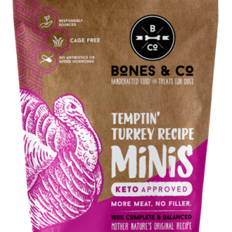 Bones & Co. BONES & CO FRZN DOG FOOD TURKEY MINIS 3#
