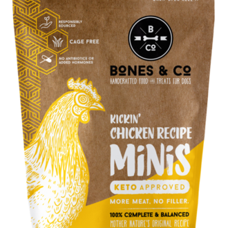 Bones & Co. BONES & CO FRZN DOG FOOD CHICKEN MINIS 3#