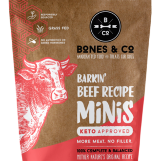 Bones & Co. BONES & CO FRZN DOG FOOD BEEF MINIS 3#