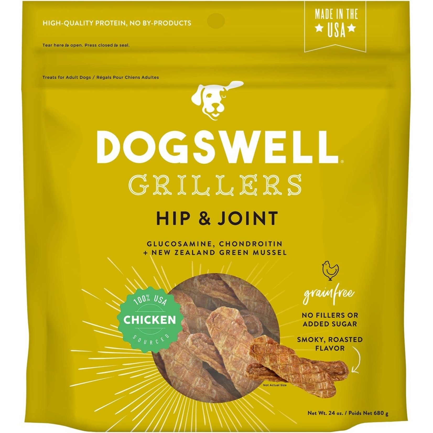 Dogswell DOGSWELL GRILLERS HIP JOINT CHICKEN 24 OZ