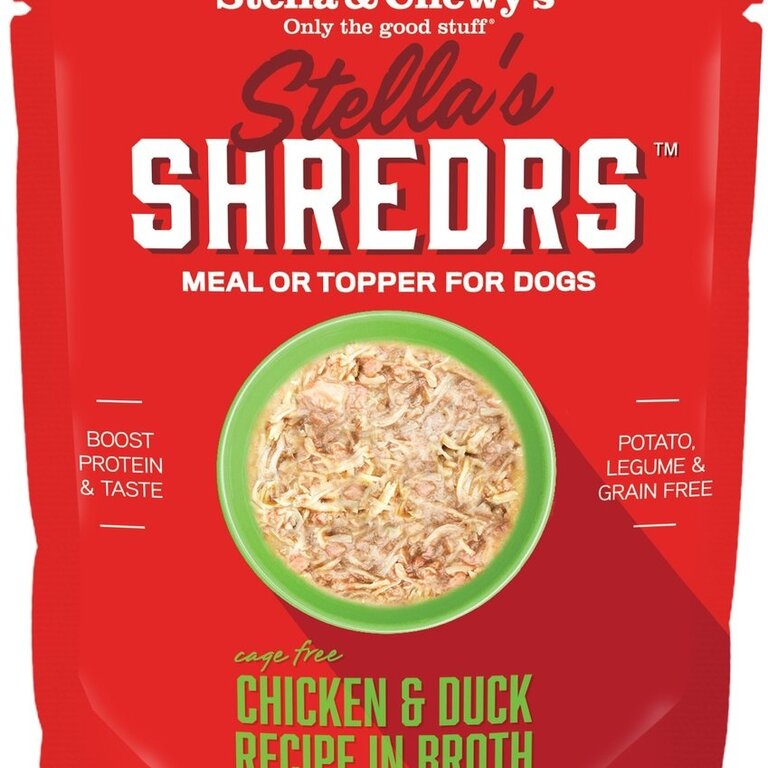 Stella & Chewy's STELLA & CHEWYS SHREDS CHICKEN DUCK IN BROTH 2.8 OZ
