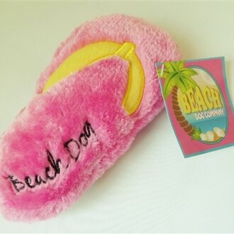 Beach Dog Beach Dog Flip Flop Toy - Large - Pink