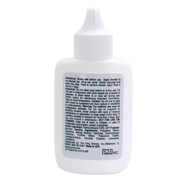 Zymox ZYMOX EAR SOLUTION 1.25 OZ  BOTTLE W/.5% HYDROCORTISONE