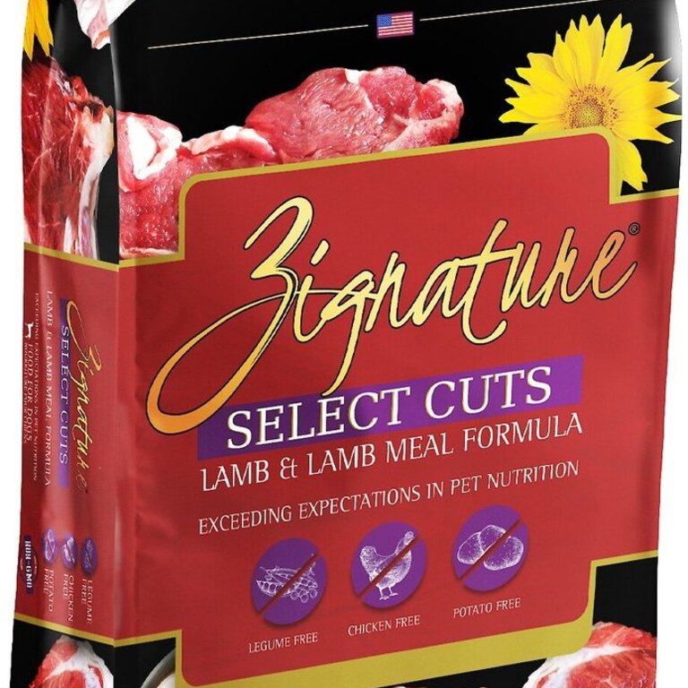 Zignature Zignature Select Cuts Lamb Formula 25lb
