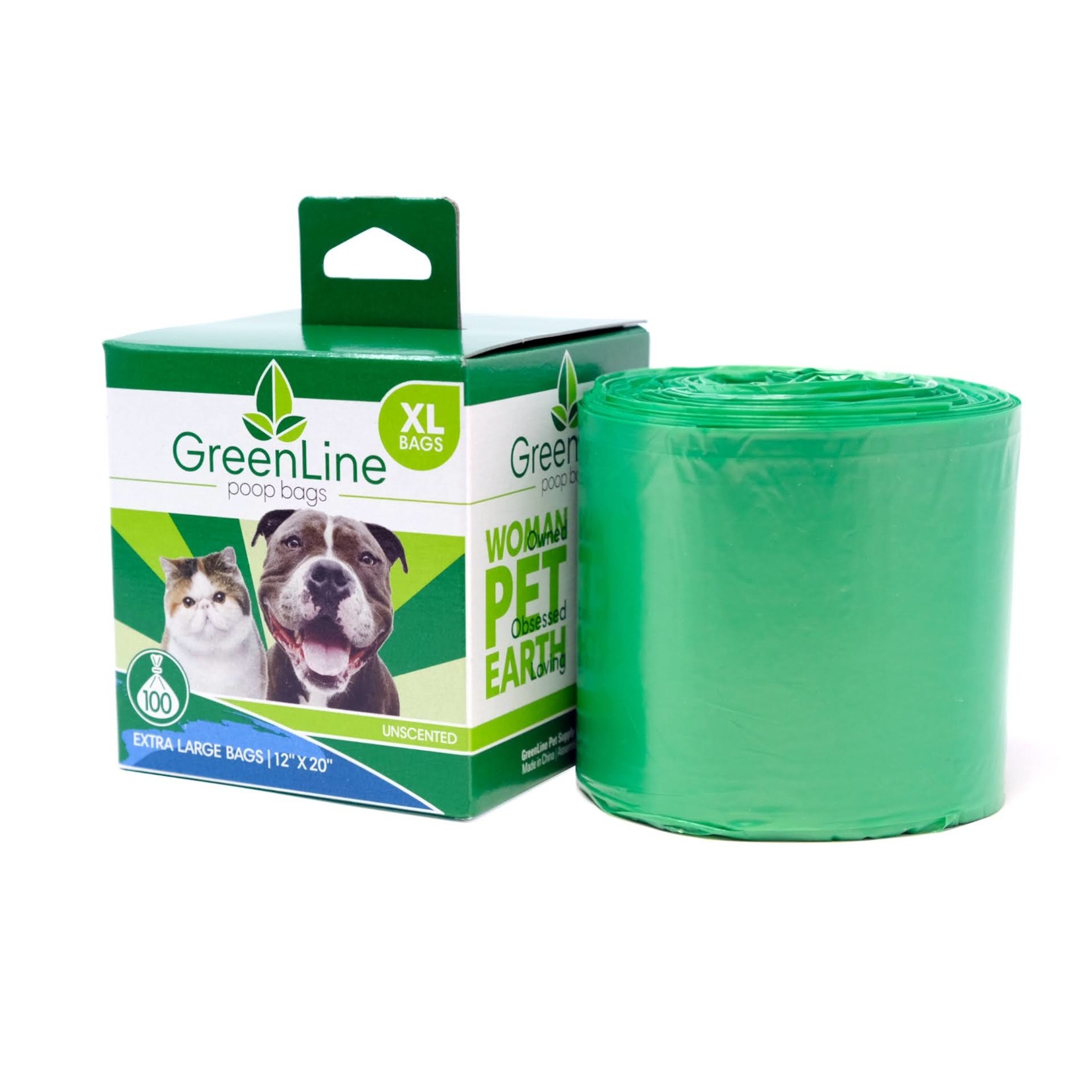 Greenline GreenLine Biodegradable Poop Bags Extra Large 100 ct