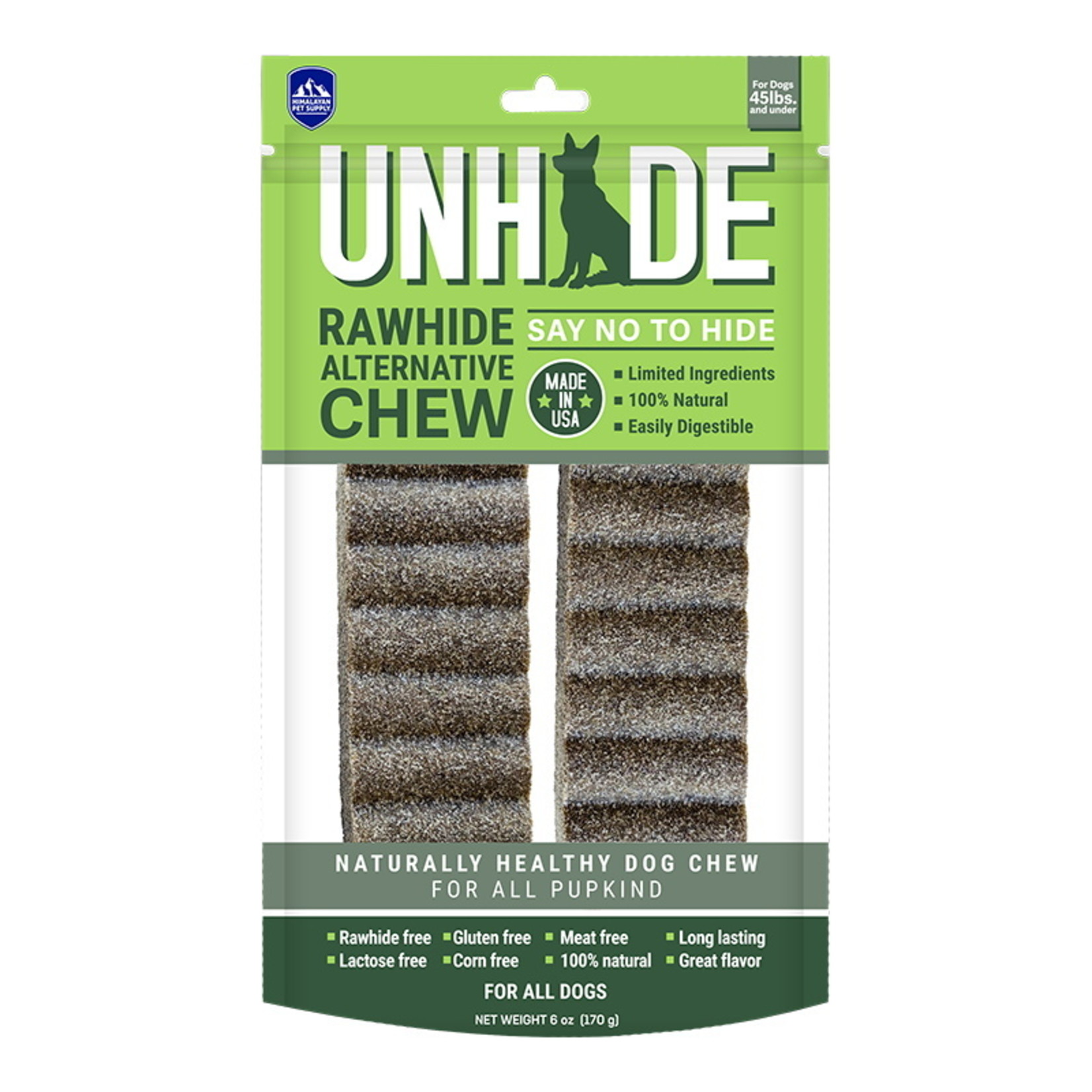 Himalayan HDC UNHIDE RAWHIDE FREE 2CT 6 OZ