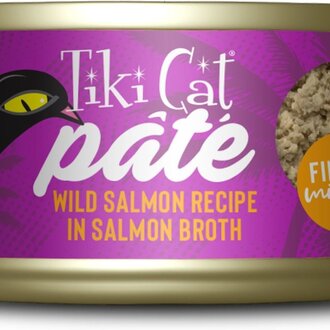 Tiki Cat TIKI CAT LUAU PATE WILD SALM 2.8 OZ CAN
