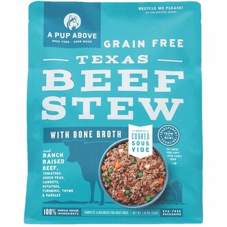A Pup Above A PUP ABOVE FRZN GENTLY COOKED TEXAS BEEF STEW 3#