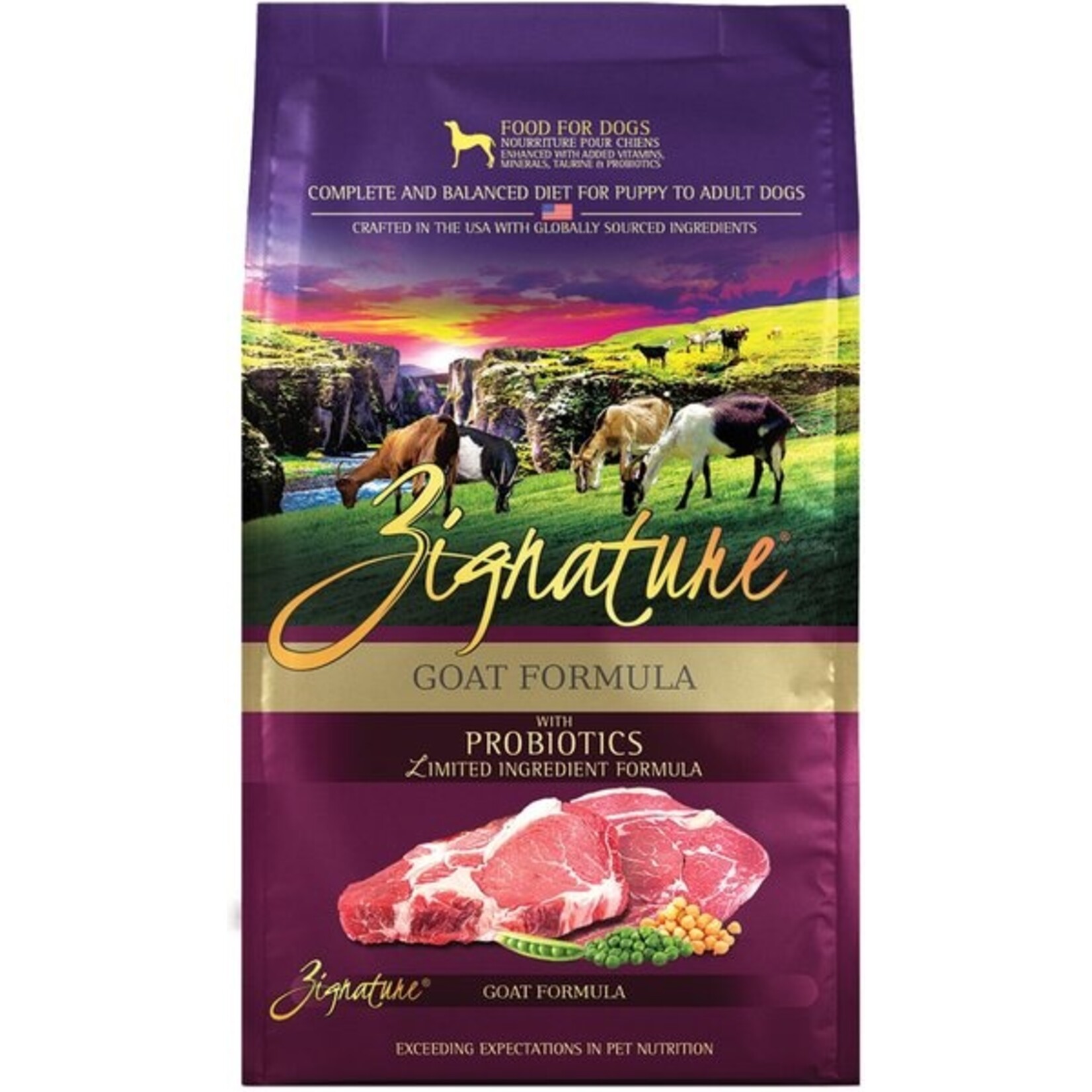 Zignature Zignature Dog Dry GF Limited Ingredient Goat Formula 25#