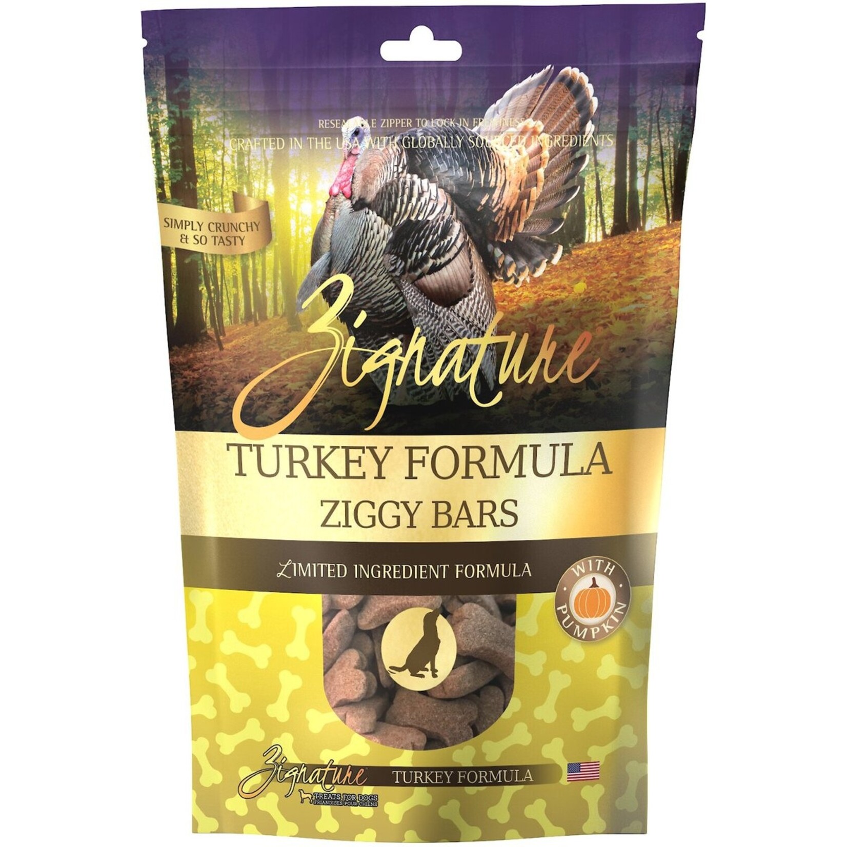 Zignature ZIG ZIGGY BARS TREAT TURKEY 12 OZ