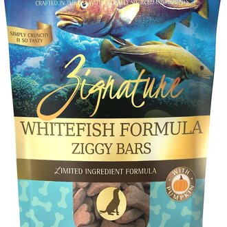 Zignature ZIG ZIGGY BARS TREAT WHITEFISH 12 OZ
