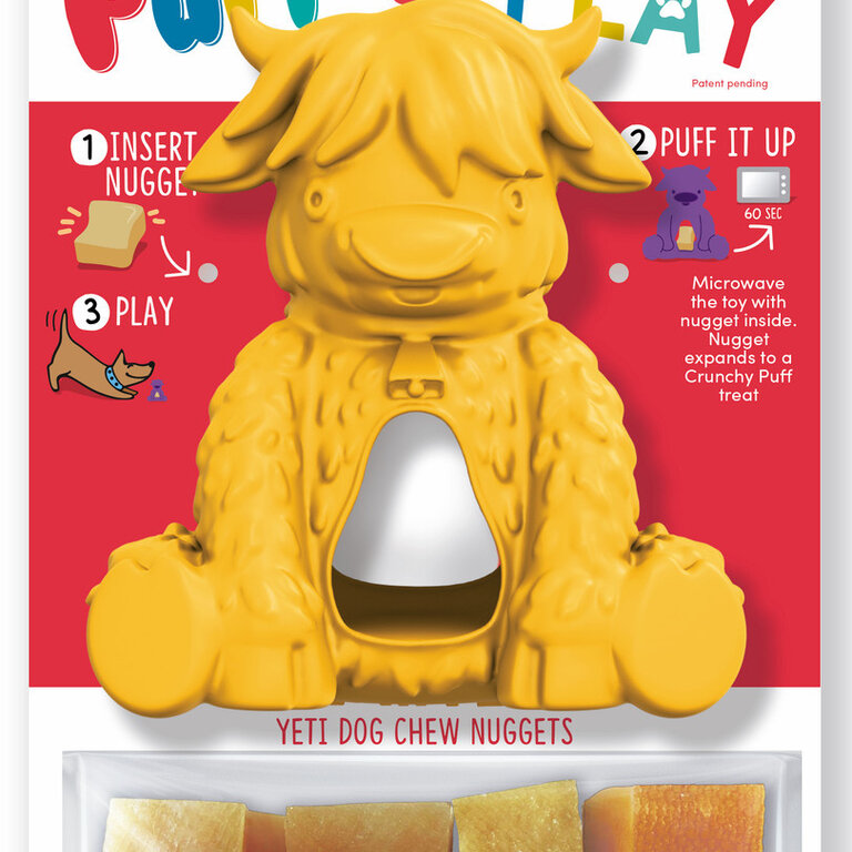 Yeti YETI HANGRY YAK PUFF & PLAY TOY Yellow