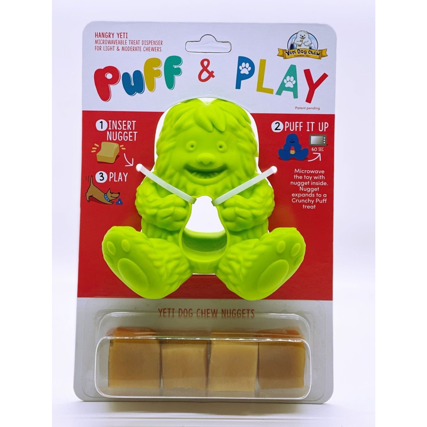 Yeti YETI HANGRY YETI PUFF & PLAY TOY Green