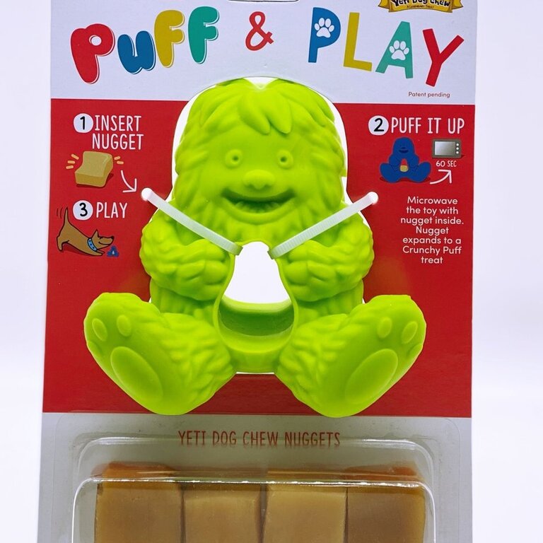 Yeti YETI HANGRY YETI PUFF & PLAY TOY Green