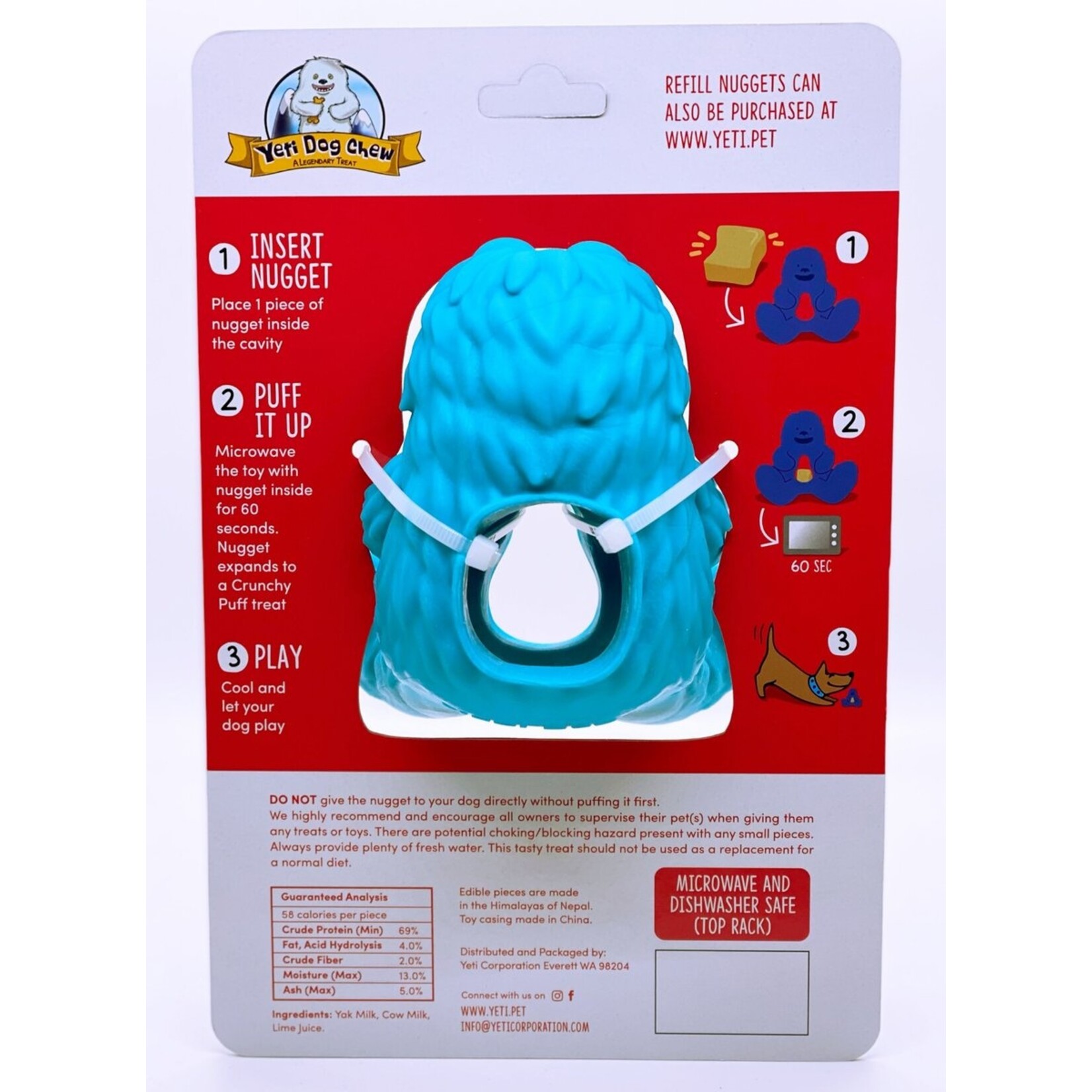 Yeti YETI HANGRY YETI PUFF & PLAY TOY Blue