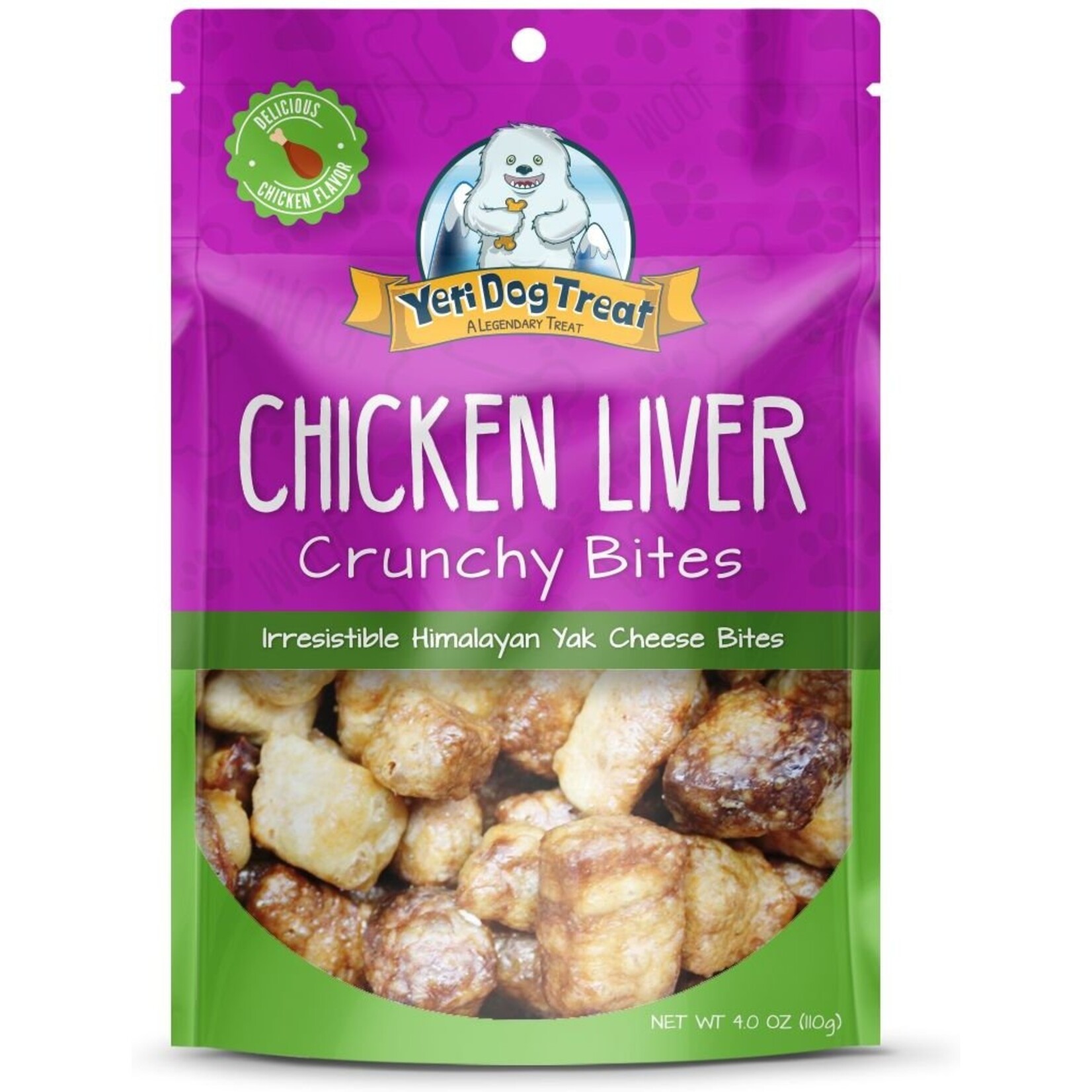 Yeti Chicken Liver Flavor Yeti Bites