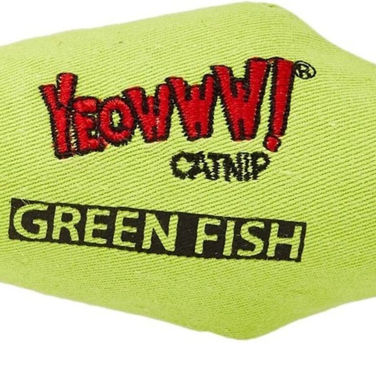 Yeowww Yeowww Catnip Fish Green