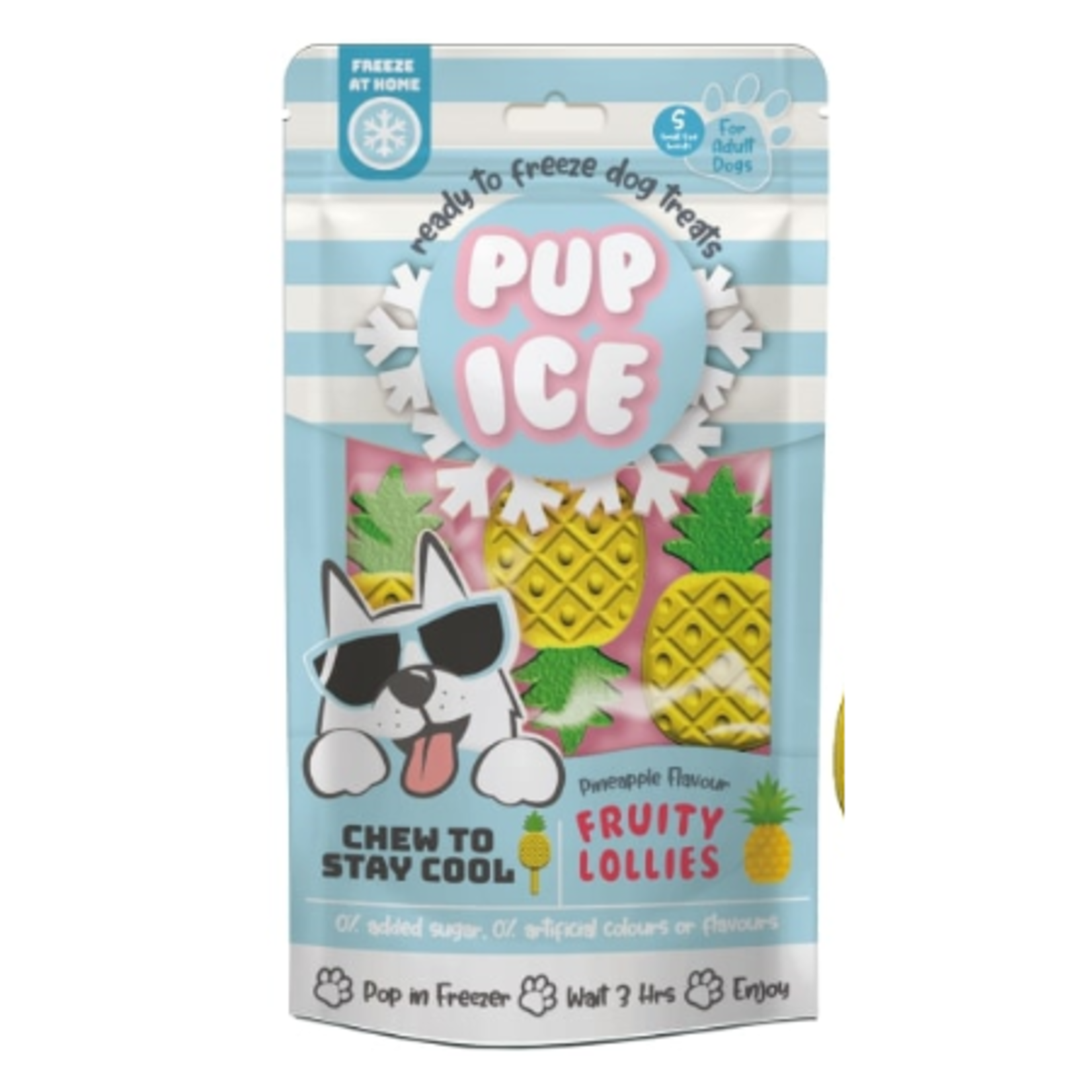 Ethical EP PUP ICE FRUITY LOLLIES PINEAPPLE 2 PK