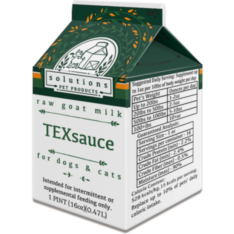 Solutions Solutions Dog Treat Frozen Texsauce Pint 16 oz