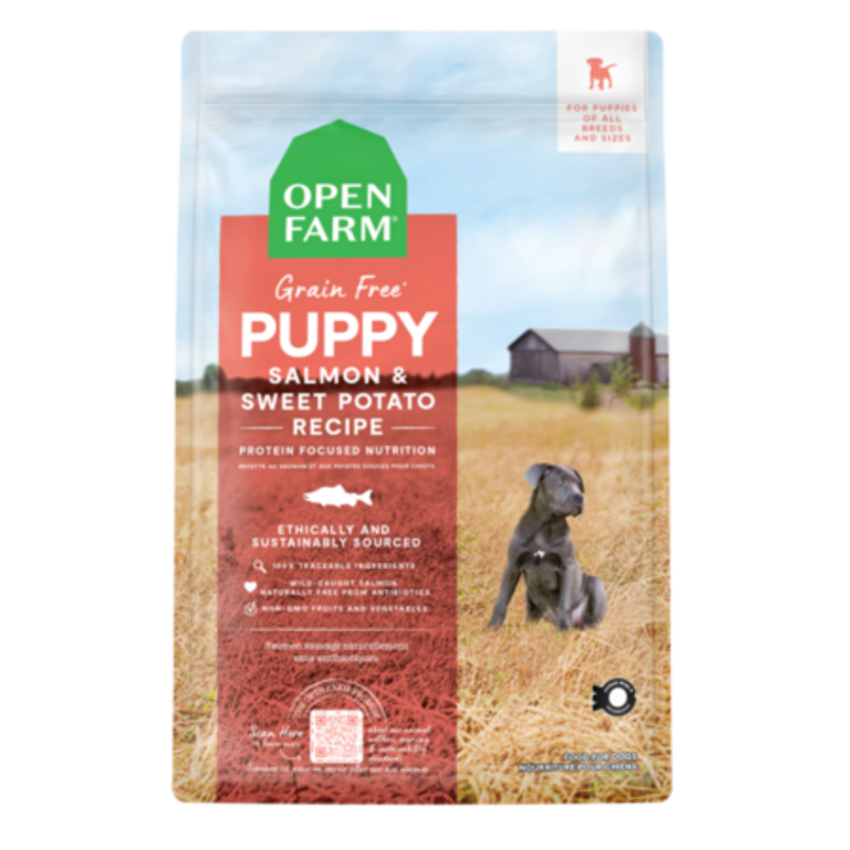 Open Farm Open Farm Dog Dry Puppy Salmon and Sweet Potato 4#