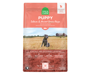Open Farm OPEN FARM DOG DRY PUPPY SALMON ANCIENT GRAINS 4# Cap'n