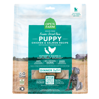 Open Farm Open Farm Dog FD Raw Chicken and Salmon Patties Puppy 10.5 oz