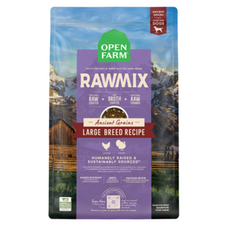Open Farm Open Farm Dog Dry Rawmix Large Breed Ancient Grains 20#