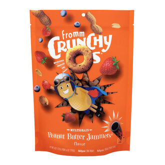 Fromm FROMM TREATS DOG CRUNCHY O'S PEANUT BUTTER JAMMIES 6 OZ
