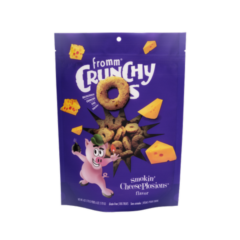 Fromm FROMM TREATS DOG CRUNCHY O'S SMOKIN CHEESEPLOSIONS 6 OZ