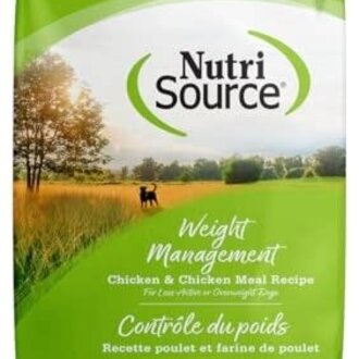 Nutrisource NUTRISOURCE WEIGHT MANAGEMENT CHICKEN & RICE DOG FOOD 4lbs.