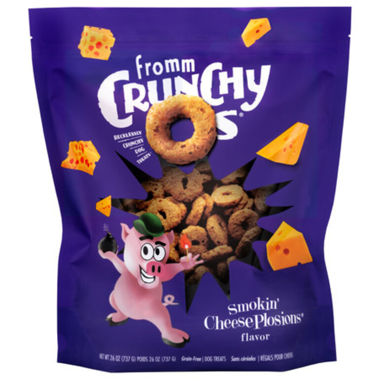 Fromm Fromm Crunchy O’s Smokin’ Cheese Plosions flavor 26 oz