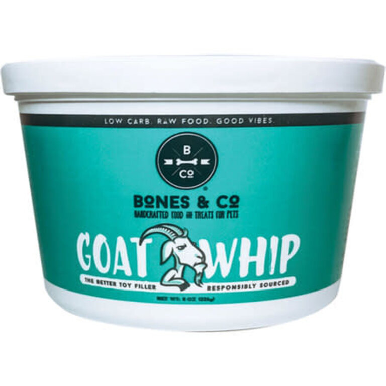 Bones & Co. BONES & CO FRZN GOAT WHIP 8 OZ TUB