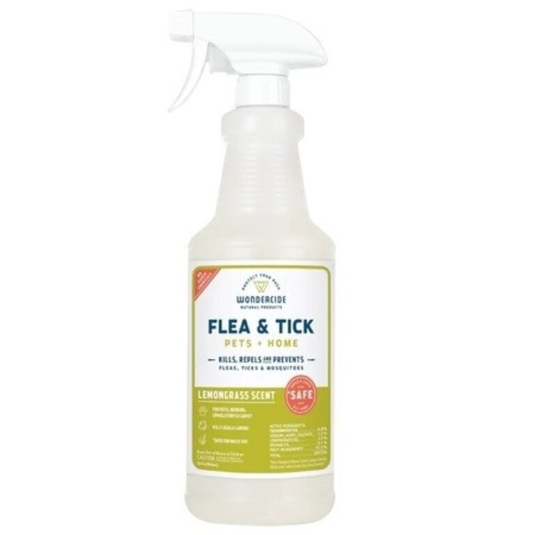 Wondercide Wondercide Flea Tick Mosquito Spray Lemongrass 32oz.