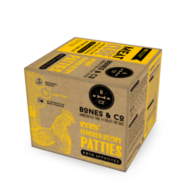 Bones & Co. Bones & Co. Frozen Dog Food Chicken Bulk 18#