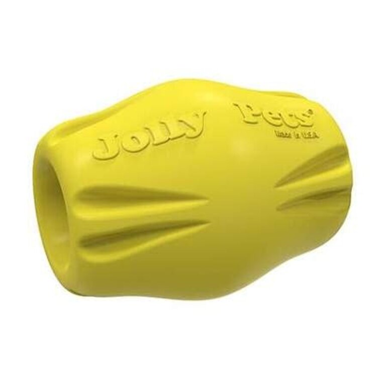 Jolly Pets Jolly Pets Flex-n-Chew Small Yellow Bobble 2"