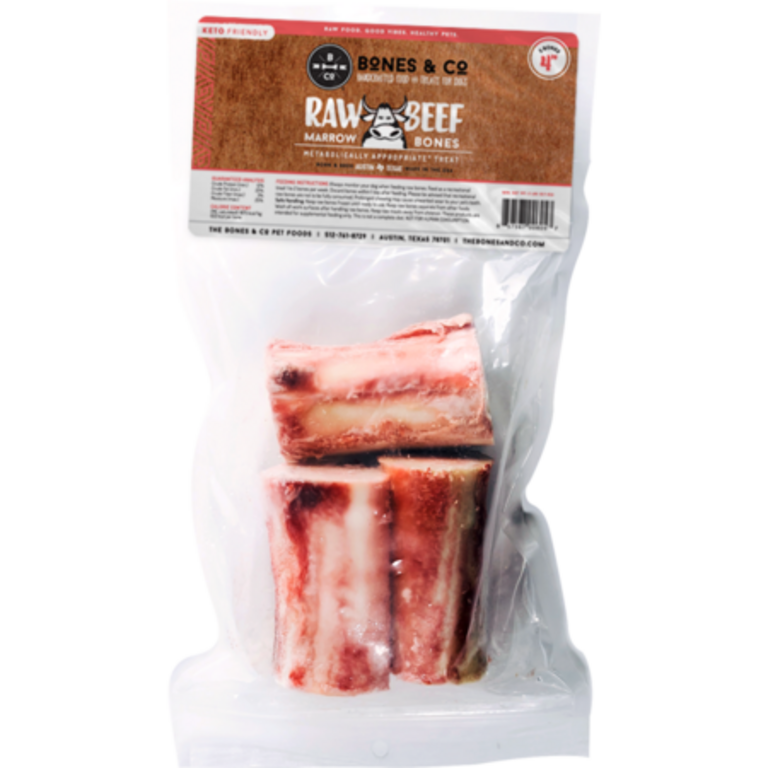 Bones & Co. BONES & CO FRZN BEEF BONES 4" 3PK BAG