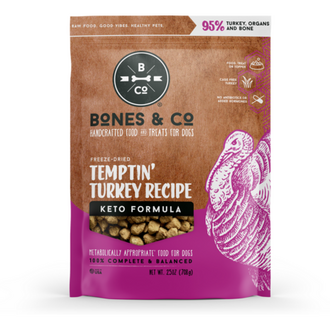 Bones & Co. BONES & CO FD DOG FOOD TURKEY BITES 25 OZ