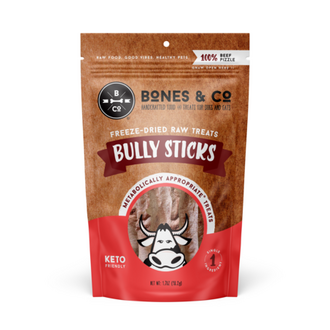 Bones & Co. BONES & CO FD DOG TREATS BUL STICKS USA 1.7 OZ
