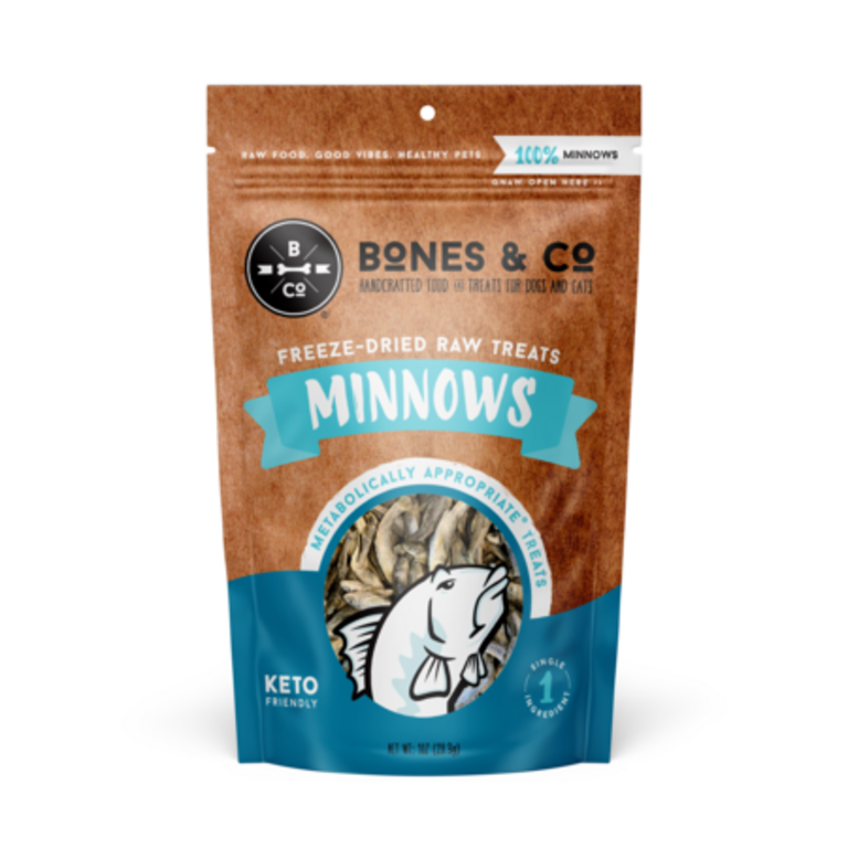 Bones & Co. BONES & CO FD DOG TREATS MINNOWS 1 OZ