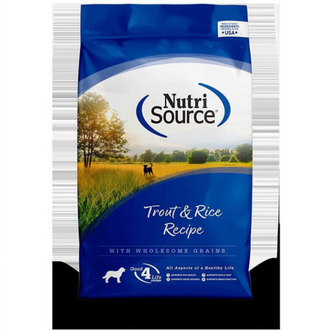 Nutrisource NUTRISOURCE DOG  TROUT & BROWN RICE 26#