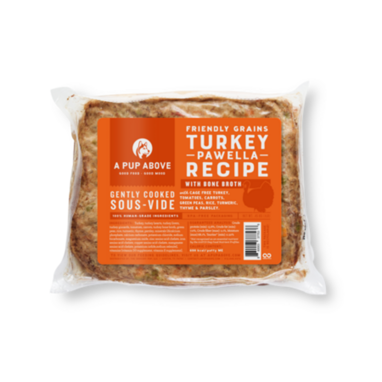 A Pup Above A PUP ABOVE FRZN GENTLY COOKED TURKEY PAWELLA 1#