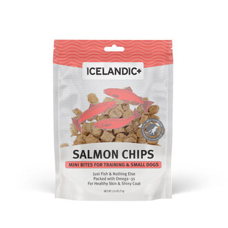 Icelandic Icelandic+ Salmon  Fish Chips 2.5oz bag bag Small Dog