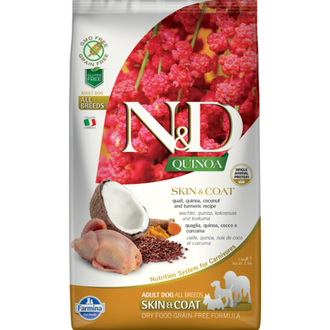 Farmina Farmina Dog Dry QUINOA LID GF Skin & Coat Quail 5.5#