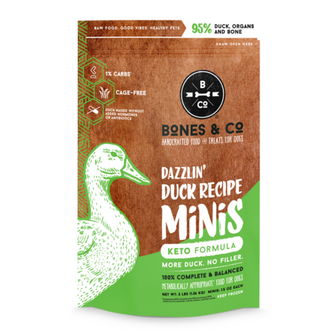 Bones & Co. BONES & CO FRZN DOG FOOD DUCK/MINIS 3#