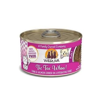 Weruva WERUVA CAT CAN PATE 3 OZ TIC / TAC WHOA TUNA/SLMN