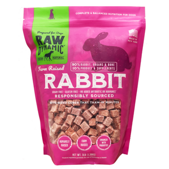 Raw Dynamic RAW DYNAMIC FRZN DOG FOOD RABBIT 3#